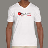 Angular Js Developer Men’s Profession V Neck T-Shirt Online