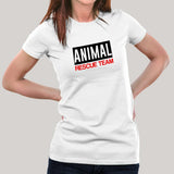 Animal Rescue Team T-Shirt For Women India