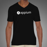 Appium Automation Tool V Neck T-Shirt For Men Online India