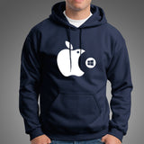 Apple Eating Windows Men Hoodie India