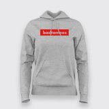 Badtameez Hindi Hoodies For Women