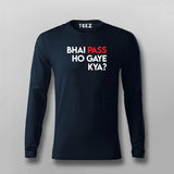 Bhai Pass Ho Gaye Kay Hindi Funny T-shirt For Men