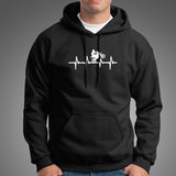 Motorcycle Heartbeat Hoodie For Men India 