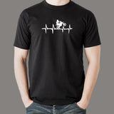 Motorcycle Heartbeat T-Shirt For Men Online India