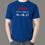 Binary Code Easy 01 10 11 Men's T-Shirt