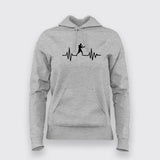 Boxing Heartbeat Hoodie For Women from Teez.