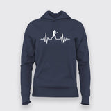 Boxing Heartbeat Hoodie For Women from Teez.