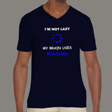 I'm Not Lazy Windows Programming Nerds Programmer T-Shirt For Men