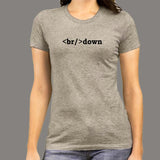 Breakdown Html Code T-Shirt For Women India