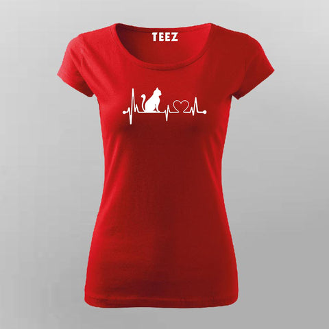 Cat heartbeat 2025 t shirt