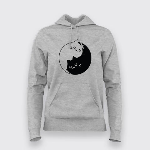 Yin yang cat on sale hoodie