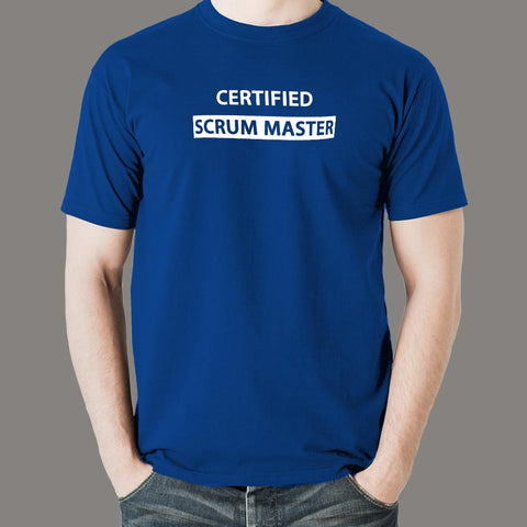 Certified Scrum Master T-Shirt For Men