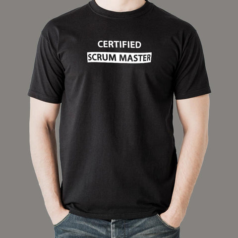 Certified Scrum Master T-Shirt For Men
