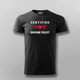 Certified Drone Pilot T-shirt For Men