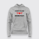 Certified Drone Pilot T-Shirt For Women