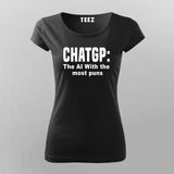 Chat GPT the AI with the most T-Shirt For Women