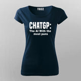 Chat GPT the AI with the most T-Shirt For Women