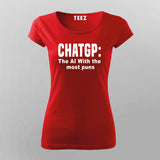 Chat GPT the AI with the most T-Shirt For Women