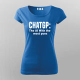 Chat GPT the AI with the most T-Shirt For Women