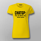 Chat GPT the AI with the most T-Shirt For Women