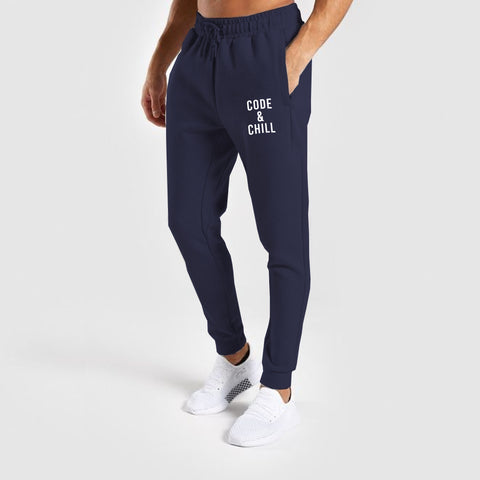 Code And Chill Casual joggers with Zip for Men India