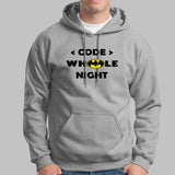 Code Whole Night Men's T-Shirt - Programmer's Midnight Oil