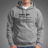 Coder Girl Hoodies For Men