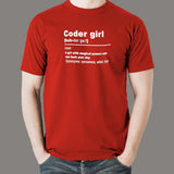 Coder Girl T-Shirt - Programming with Feminine Flair