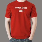 Coder Mode On Men's T-Shirt india