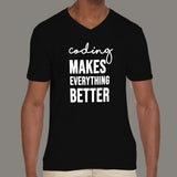 Coding Makes Everything Better T-Shirt - Believe in Code