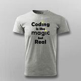 Magic of Coding: Real Skills Men's Tee