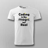 Magic of Coding: Real Skills Men's Tee