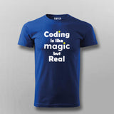 Magic of Coding: Real Skills Men's Tee