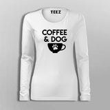 Coffee And Dog T-Shirt For Women