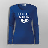 Coffee And Dog T-Shirt For Women