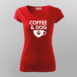 Coffee And Dog T-Shirt For Women