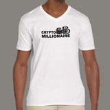 Crypto Millionaire V Neck T-Shirt For Men Online