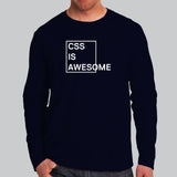 CSS Is Awesome Men's Full Sleeve T-Shirt India