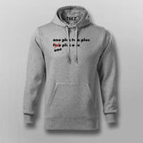 One Plus Two Plus Cube Maths Funny  Hoodies For Men