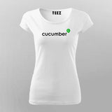 Cucumber Framework T-Shirt For Women