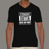 Straigh Outta gym Desi Hip Hop T-Shirt For Men