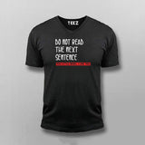 The Forbidden Sentence Men's Tee - Dare to Read More