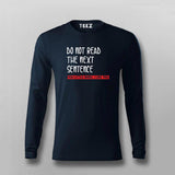 The Forbidden Sentence Men's Tee - Dare to Read More