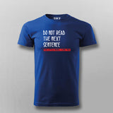 The Forbidden Sentence Men's Tee - Dare to Read More