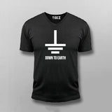 DOWN TO EARTH V-neck T-shirt For Men Online India