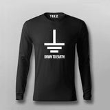 DOWN TO EARTH Full sleeve T-shirt For Men Online Teez