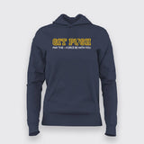 Developer May the Git Push Force Be With You Programmer Funny Hoodies For Women
