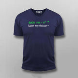 Linux Sudo Command Warning Men's T-Shirt - Code with Caution