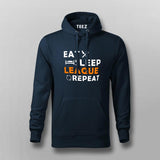 Eat Sleep League Repeat T-Shirt For Men