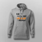 Eat Sleep League Repeat T-Shirt For Men